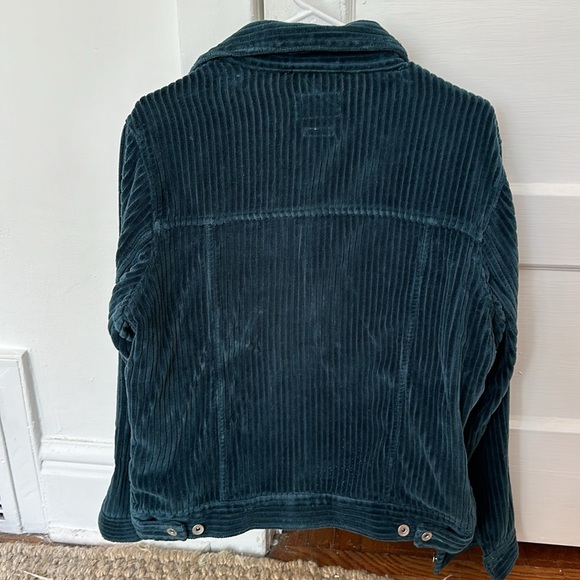 Far Afield teal corduroy trucker jacket 🛻 🧥 - Picture 6 of 6